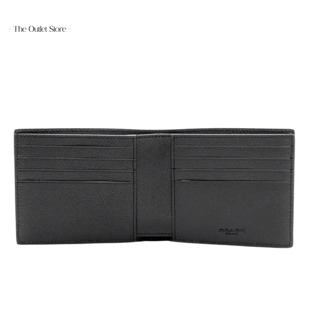 COACH BOXED COMPACT ID WALLET WITH TRIGGER SNAP KEY FOB