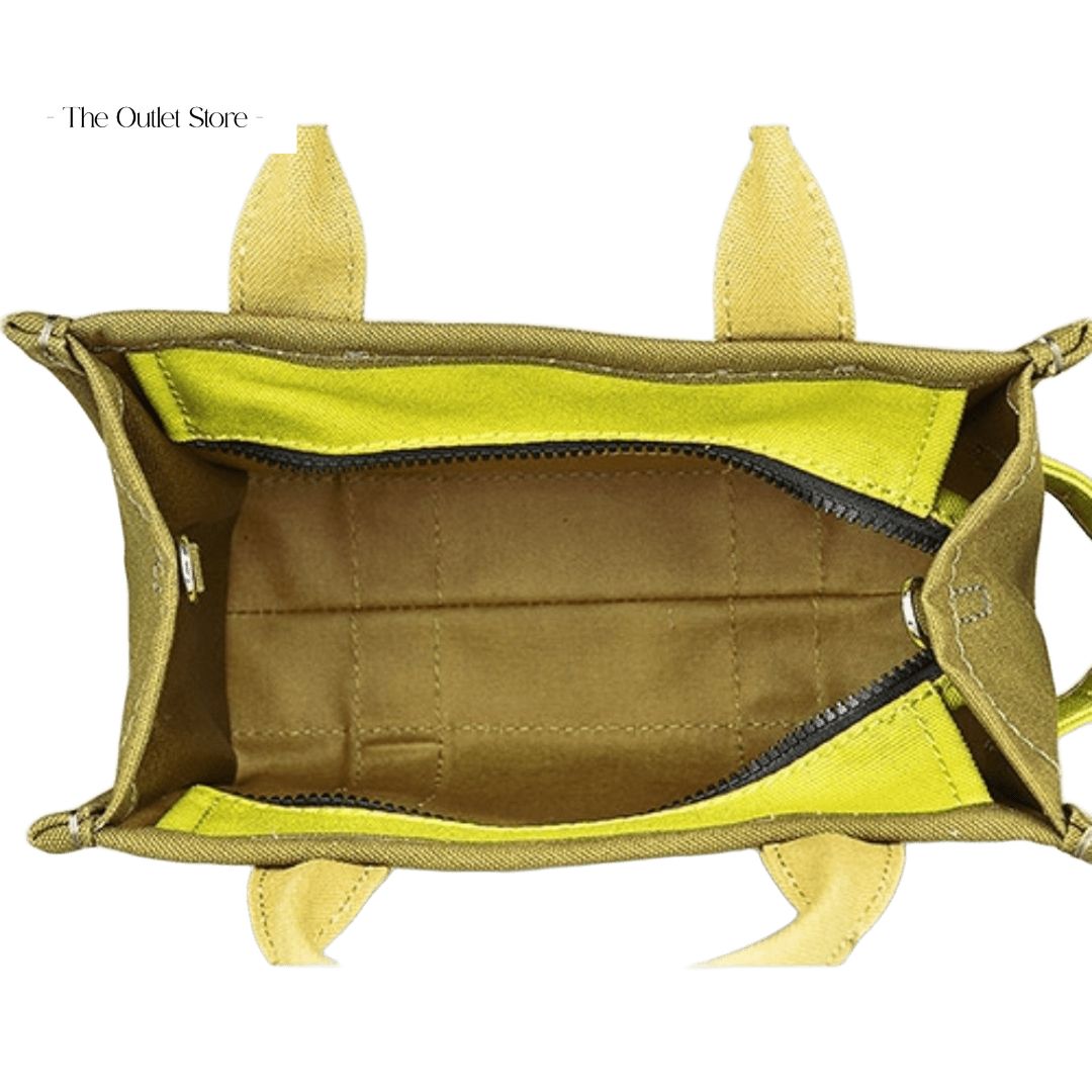 MARC JACOBS MINI TOTE BAG (SLATE GREEN MULTI)