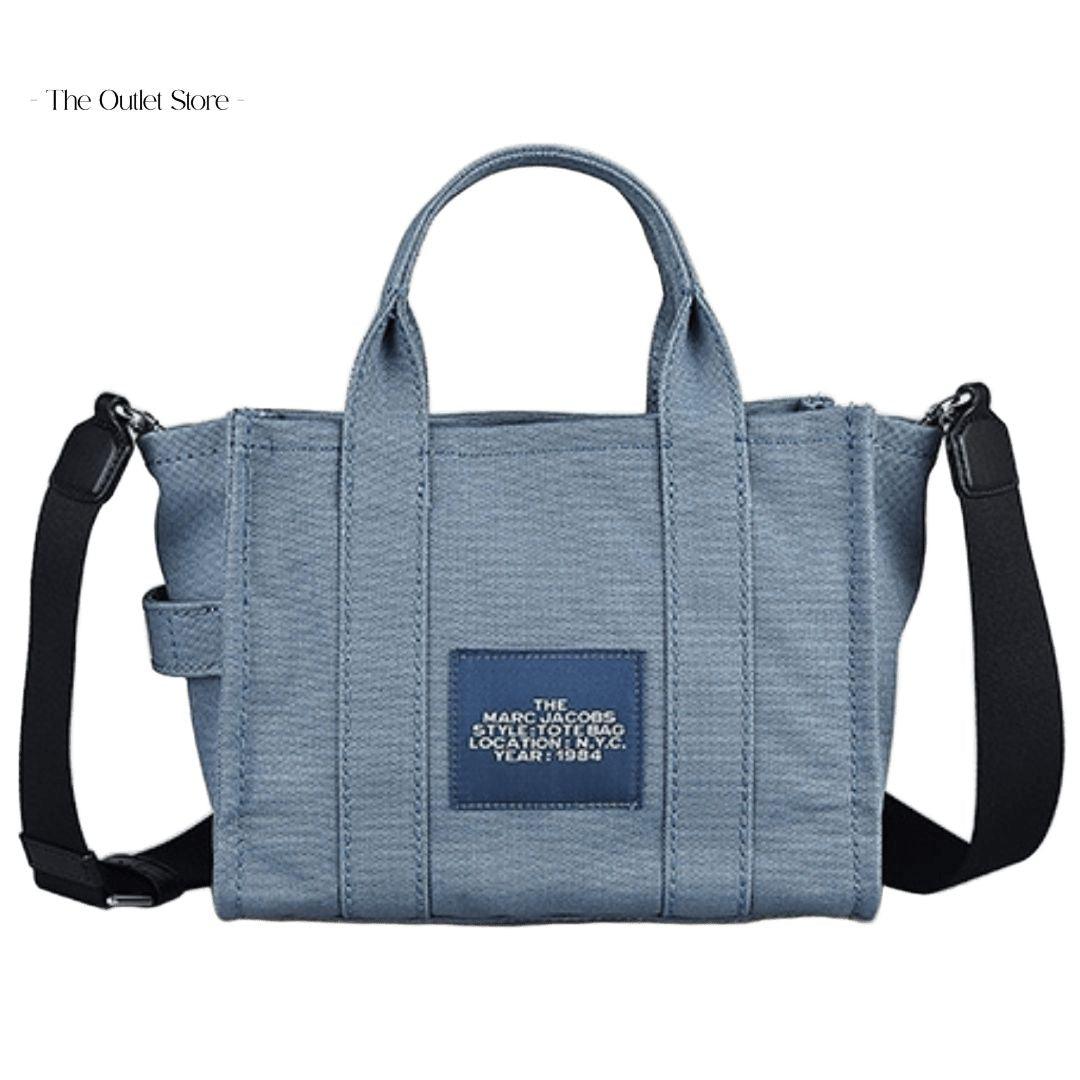 MARC JACOBS MINI TOTE BAG (BLUE SHADOW)