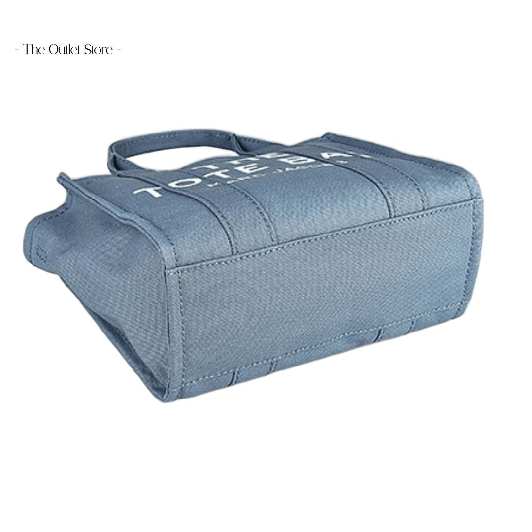 MARC JACOBS MINI TOTE BAG (BLUE SHADOW)