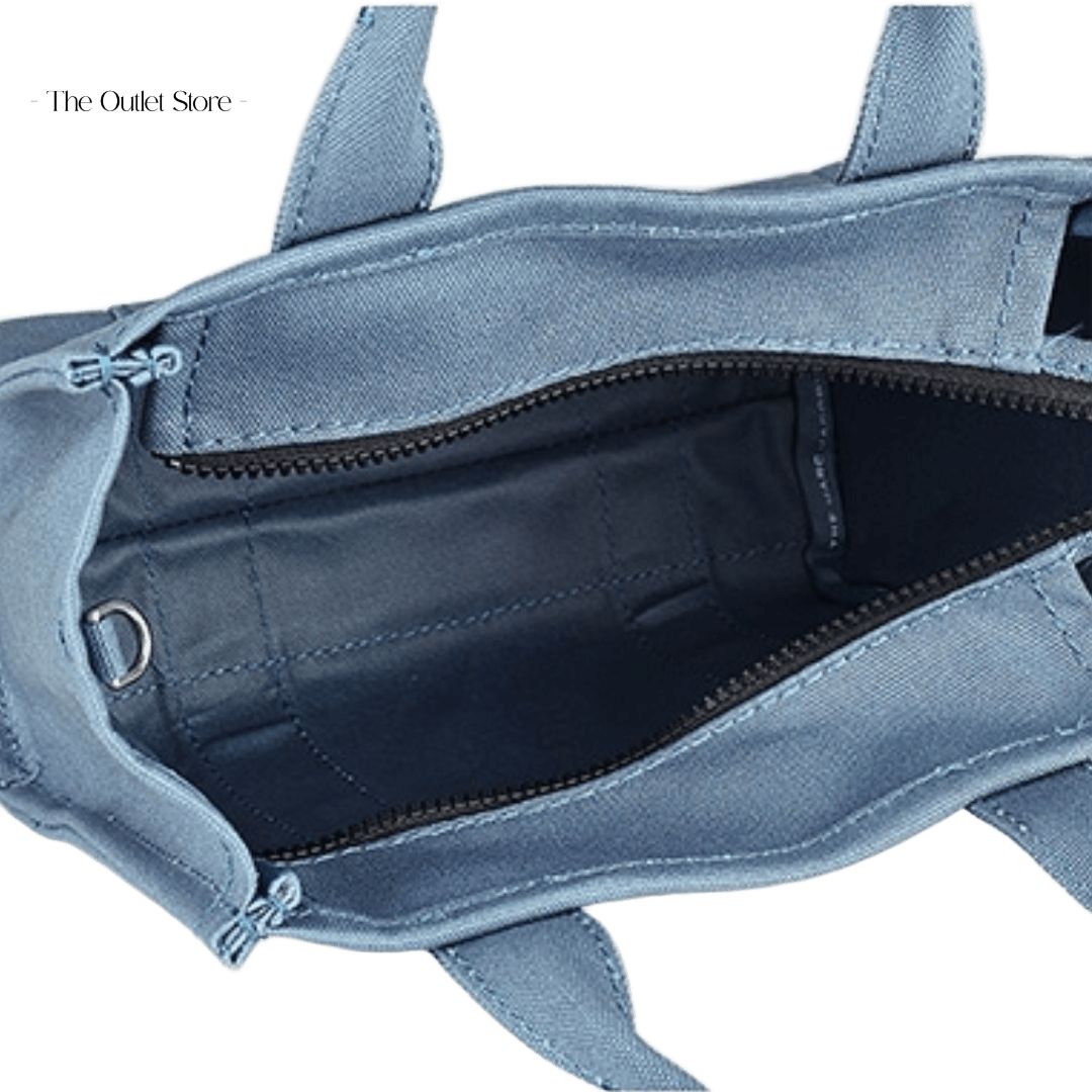MARC JACOBS MINI TOTE BAG (BLUE SHADOW)