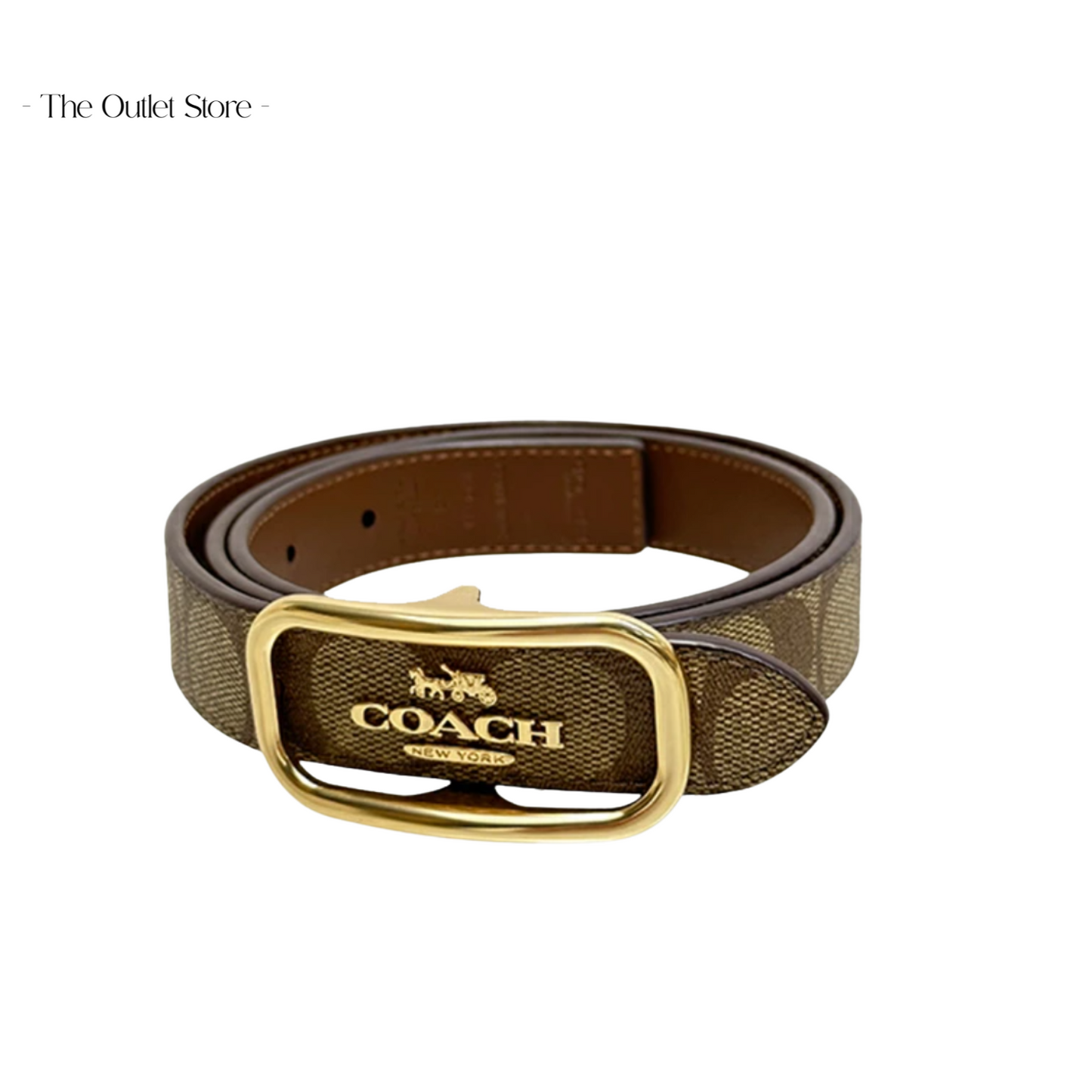 COACH MORGAN RECTANGLE BUCKET BELT
