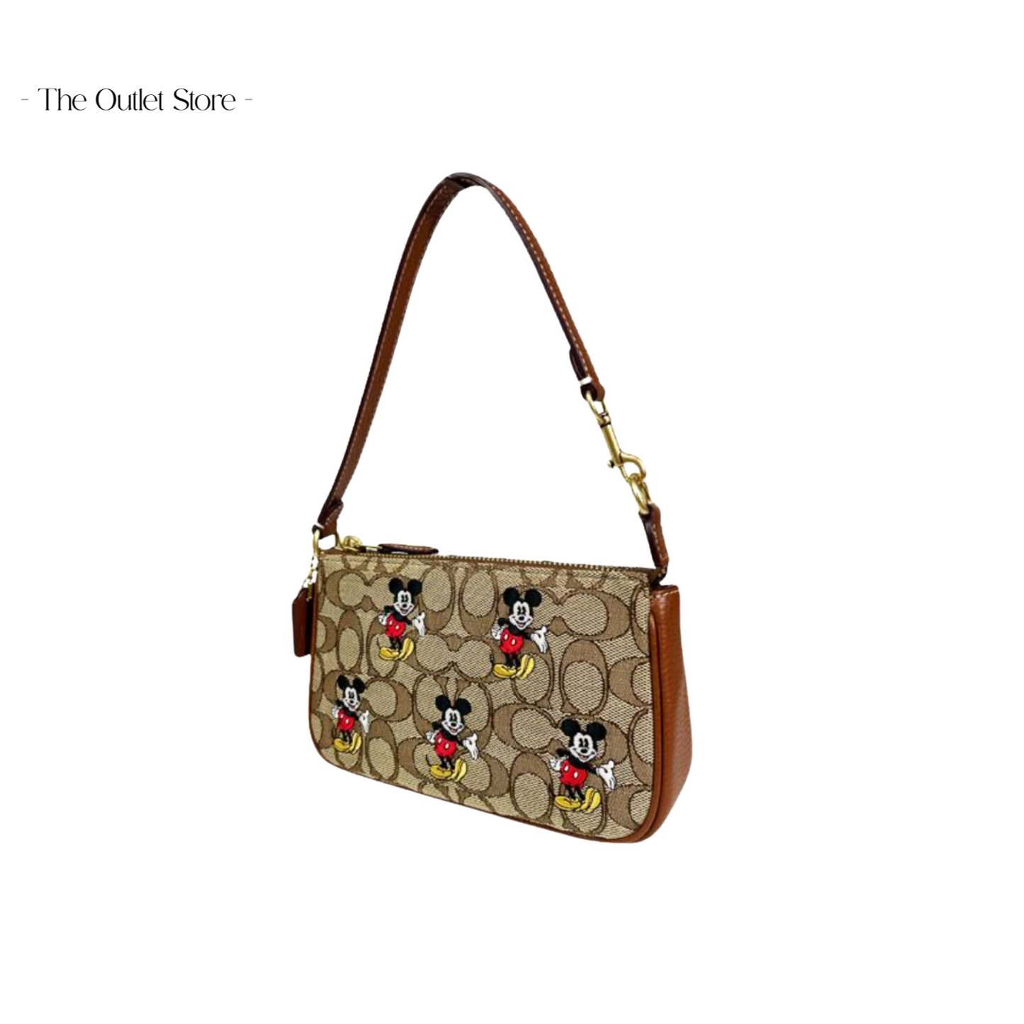 DISNEY X COACH NOLITA 19 IN SIGNATURE JACQUARD WITH MICKEY MOUSE PRINT