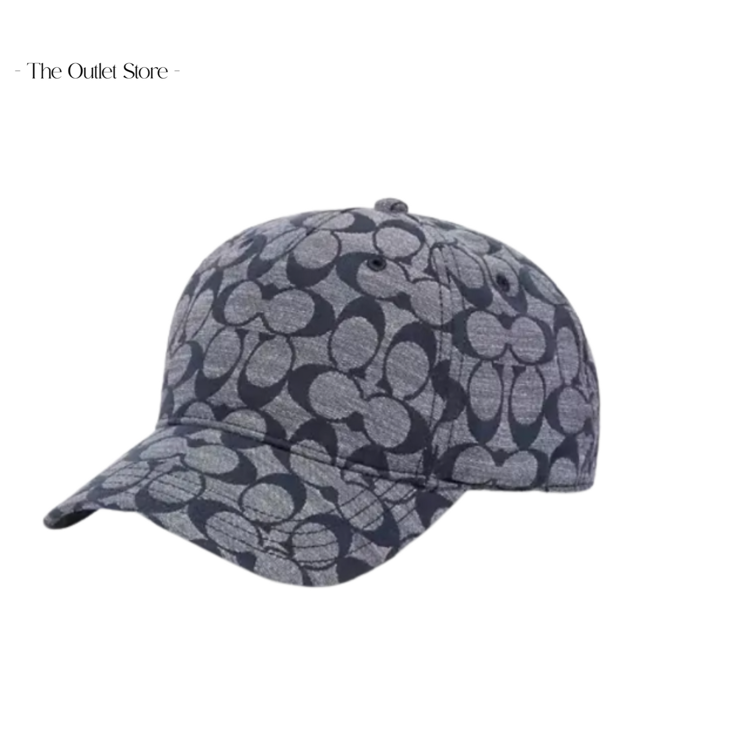 COACH SIGNATURE CHAMBRAY BASEBALL HAT