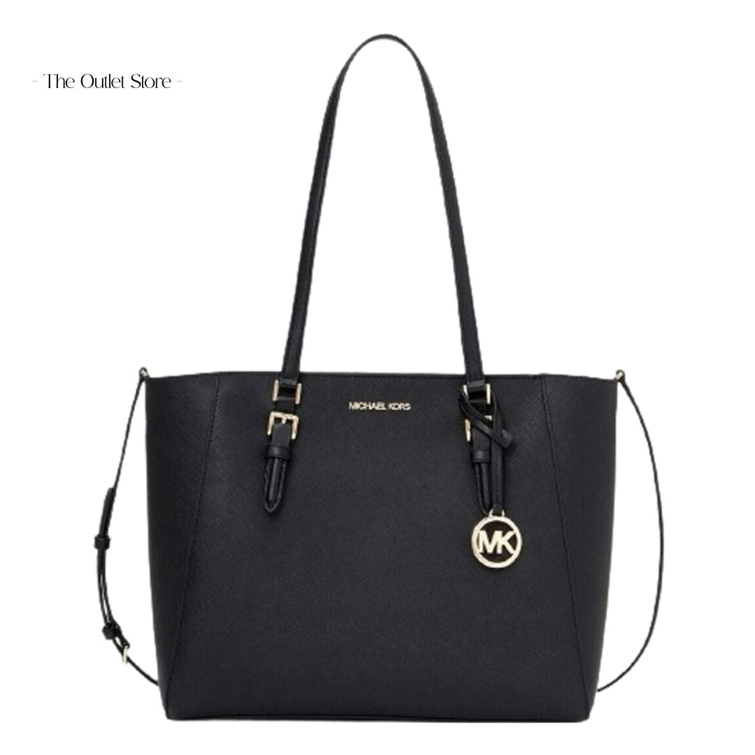 MICHAEL KORS CHARLOTTE 3-IN-1 LARGE LEATHER TOTE BAG