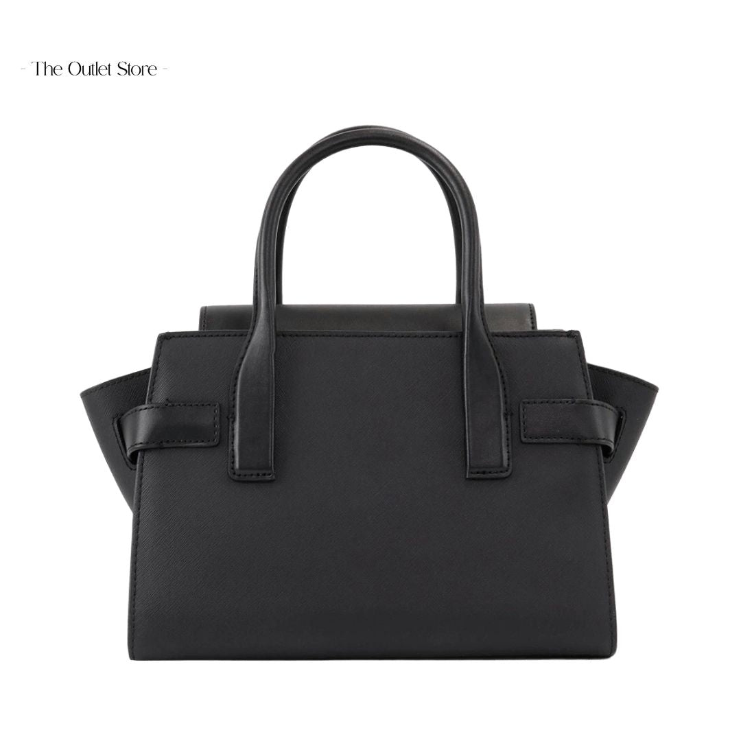 MICHAEL KORS CARMEN MEDIUM FAUX LEATHER BELTED SATCHEL