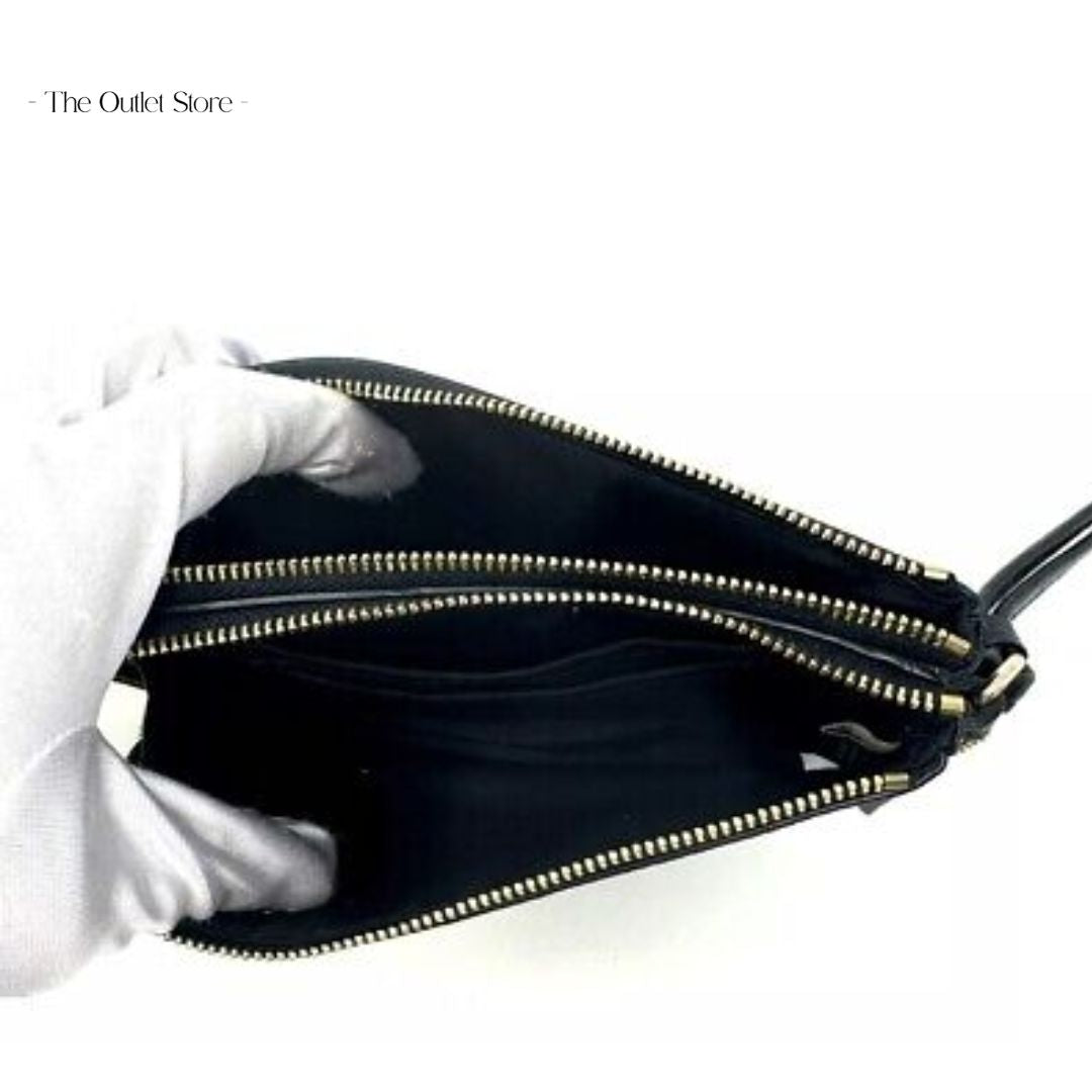 COACH DOUBLE CORNER ZIP WRISTLET