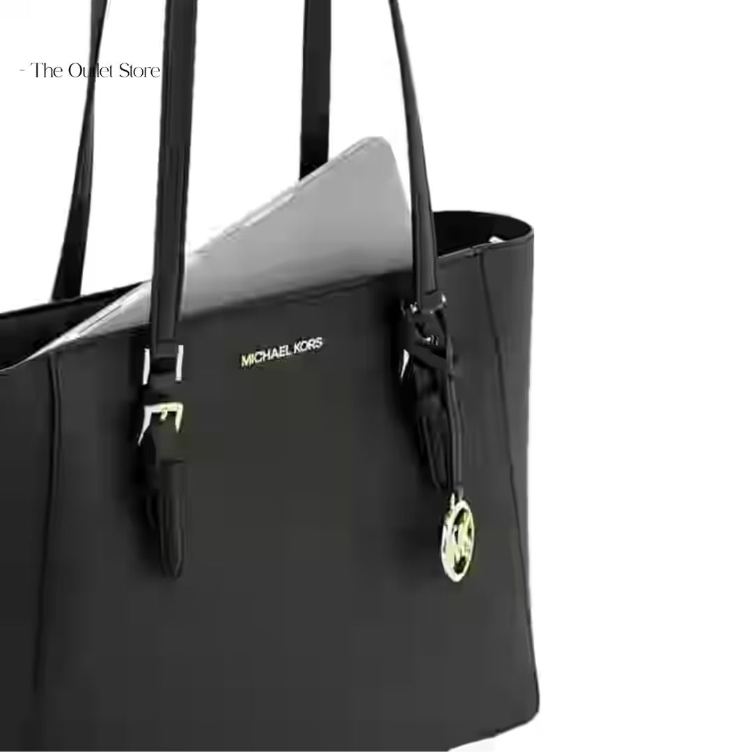 MICHAEL KORS CHARLOTTE 3-IN-1 LARGE LEATHER TOTE BAG