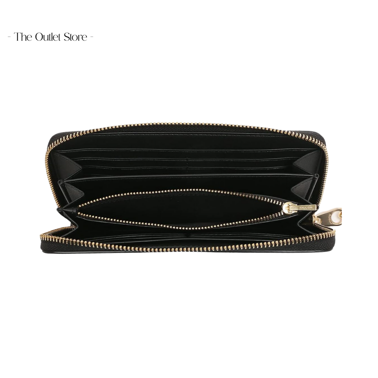 COACH LONG ZIP AROUND WALLET IN SIGNATURE CANVAS