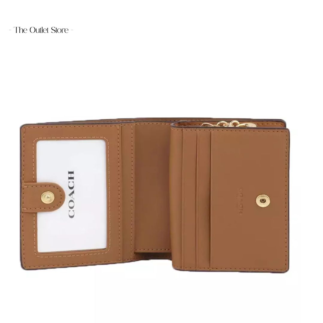 COACH SNAP WALLET IN SIGNATURE CANVAS