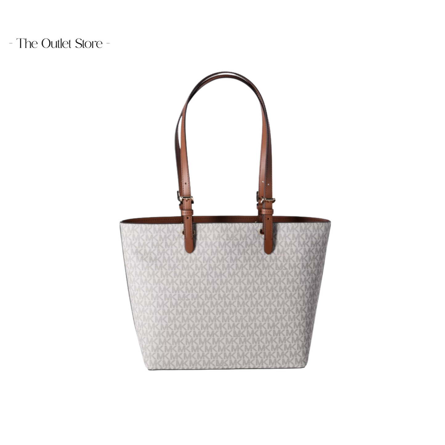 MICHAEL KORS JET SET MEDIUM LOGO POCKET TOTE BAG