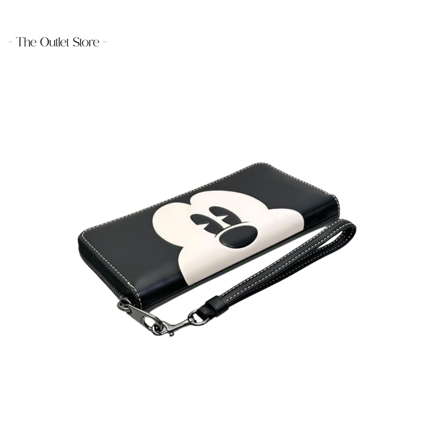 COACH LONG ZIP AROUND WALLET WITH MICKEY MOUSE