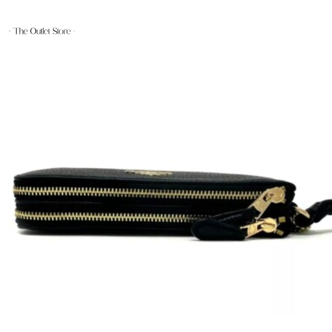 COACH DOUBLE CORNER ZIP WRISTLET