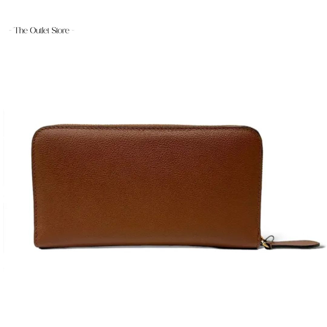 BURBERRY ROUND ZIPPER LONG WALLET