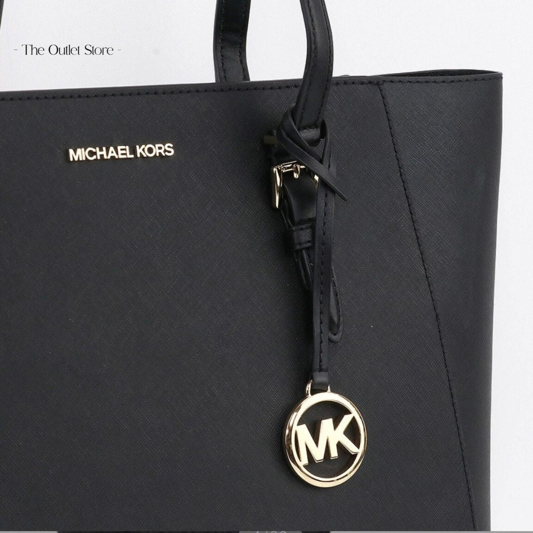 MICHAEL KORS CHARLOTTE 3-IN-1 LARGE LEATHER TOTE BAG