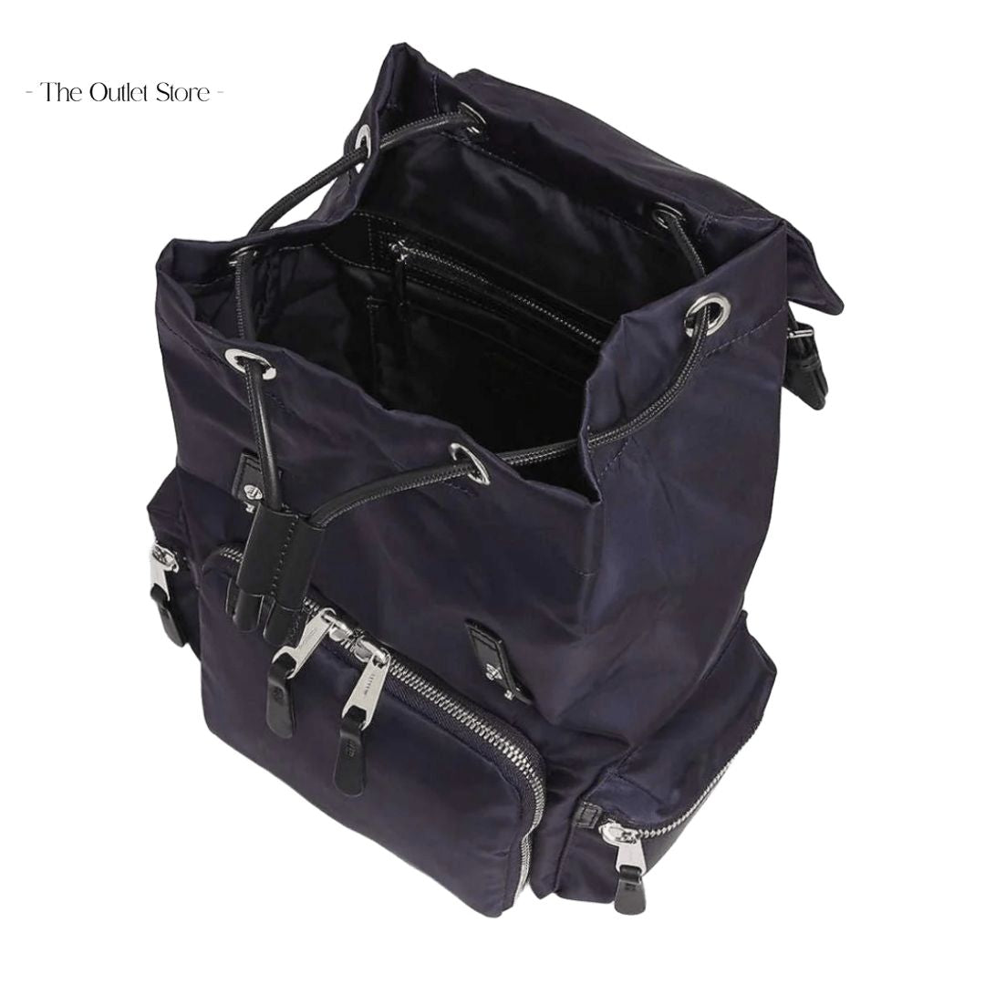 BURBERRY THE RUCKSACK NYLON BACKPACK (NAVY)