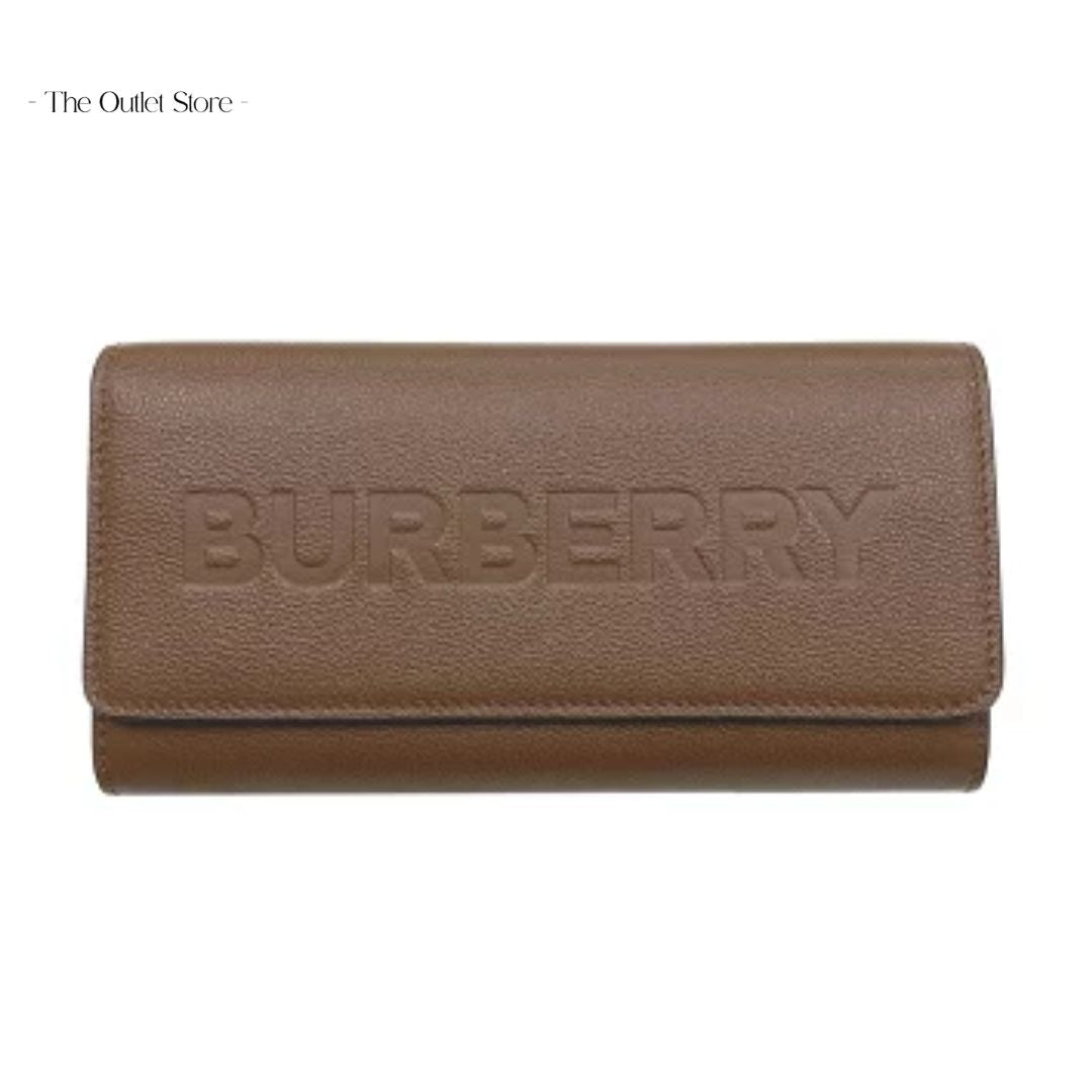 BURBERRY PORTER LEATHER FLAP CONTINENTAL LONG WALLET(BROWN)