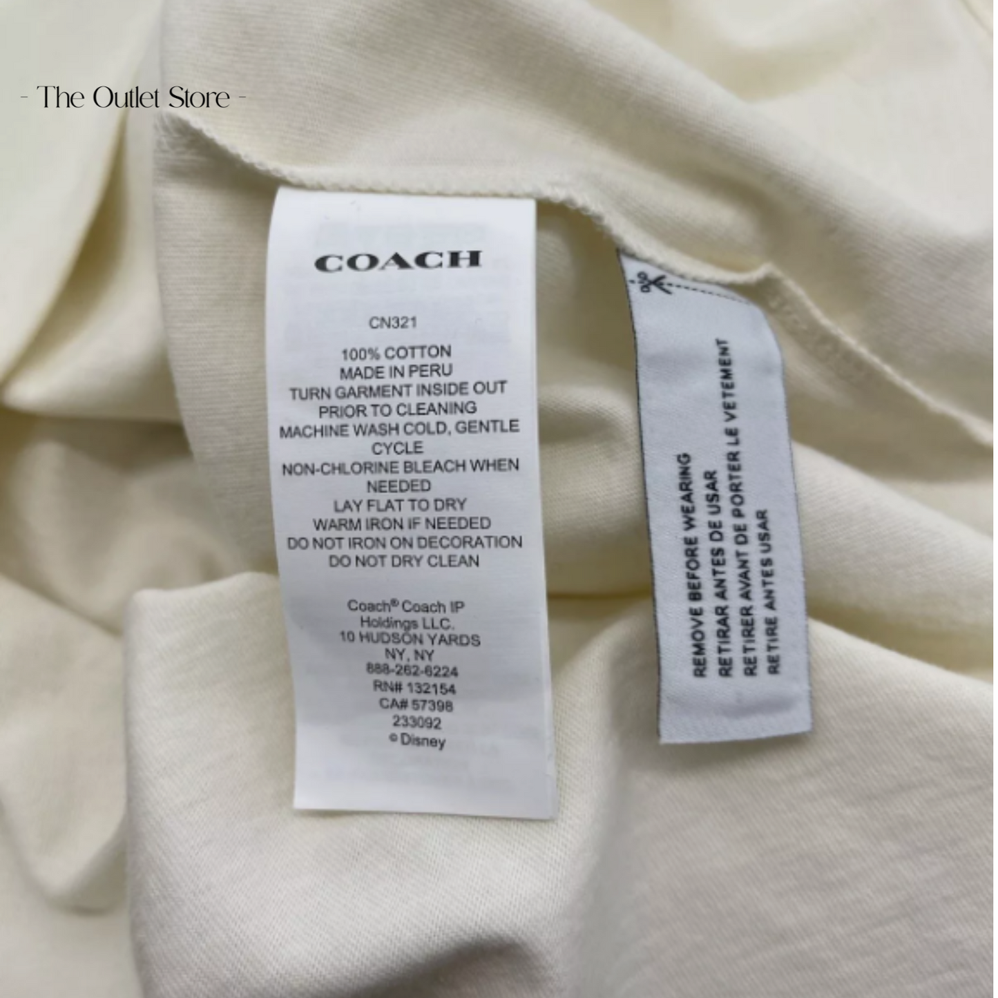 DISNEY X COACH WINK MICKEY MOUSE T-SHIRT