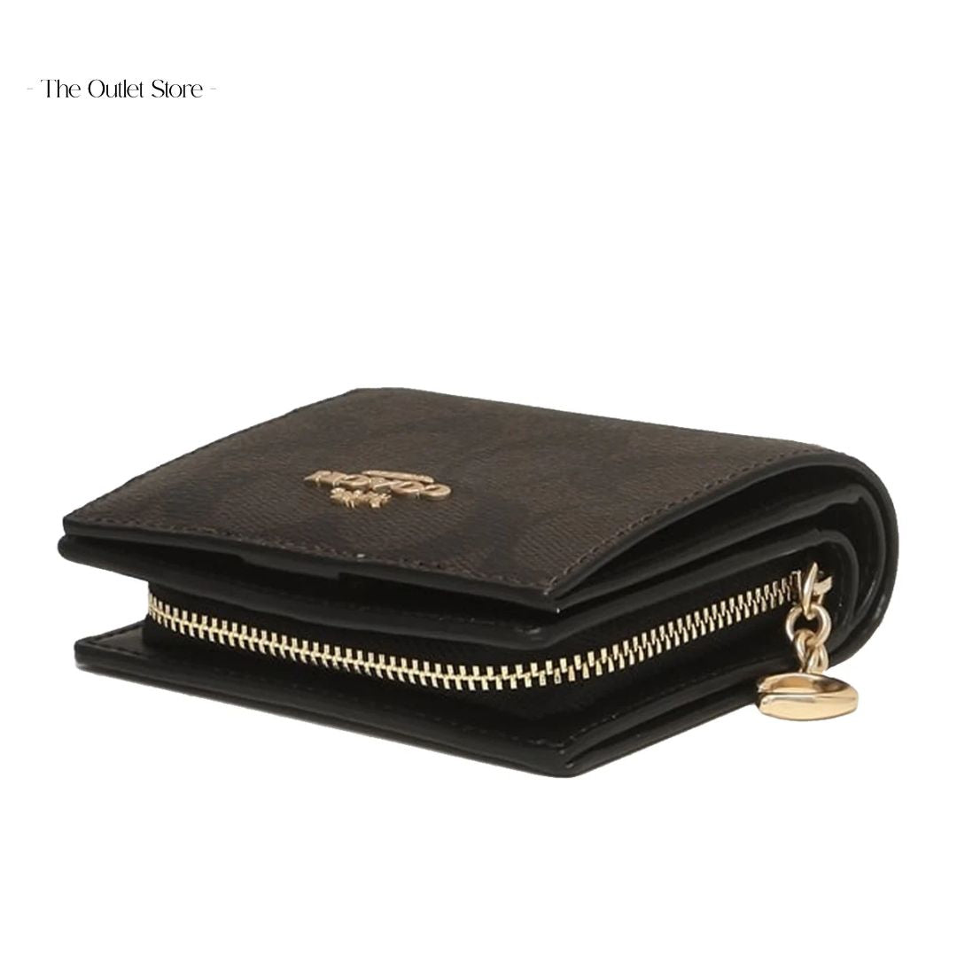 COACH SNAP WALLET IN SIGNATURE CANVAS