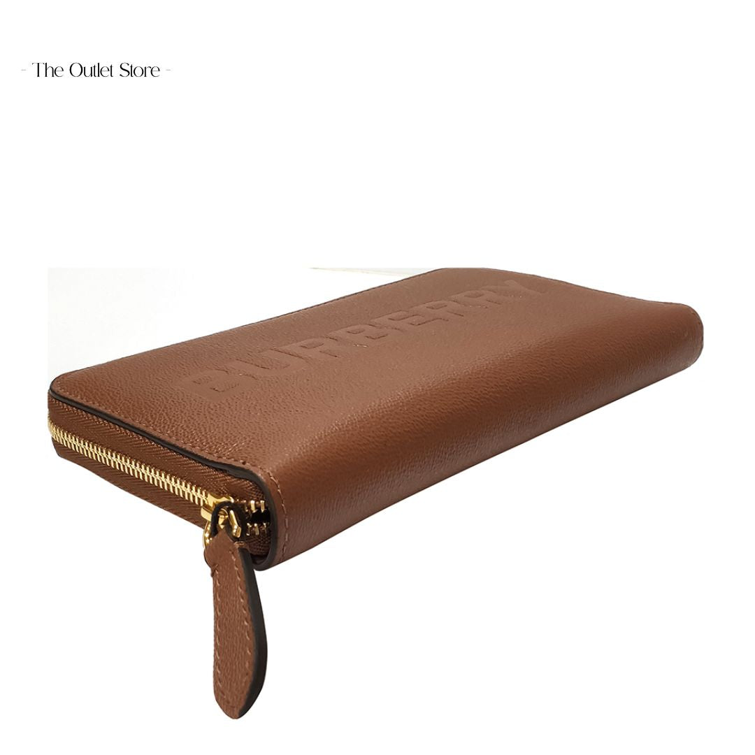 BURBERRY ROUND ZIPPER LONG WALLET