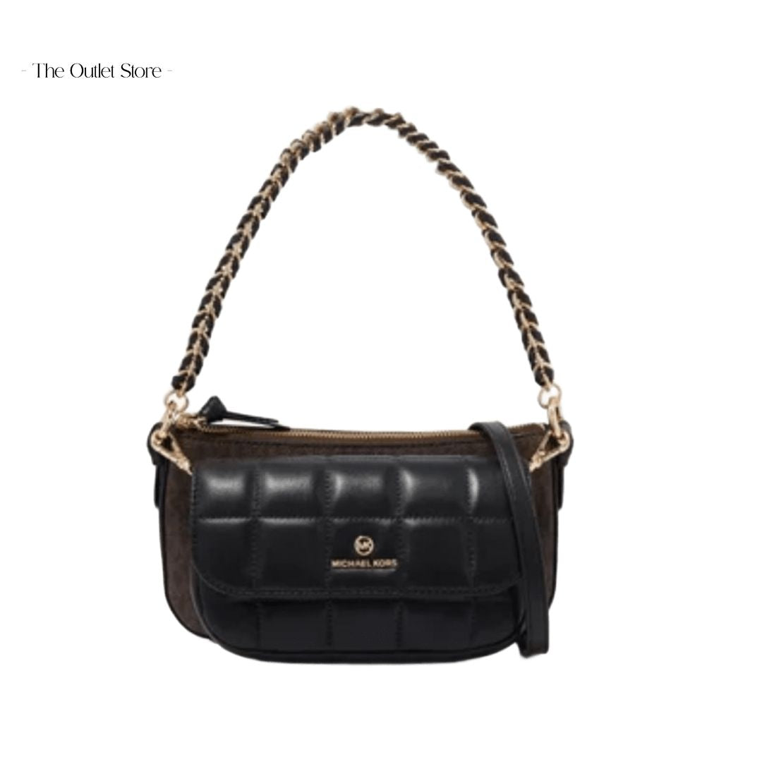 MICHAEL KORS JET SET 4-IN-1 CROSSBODY BAG SET (BROWN X BLACK)