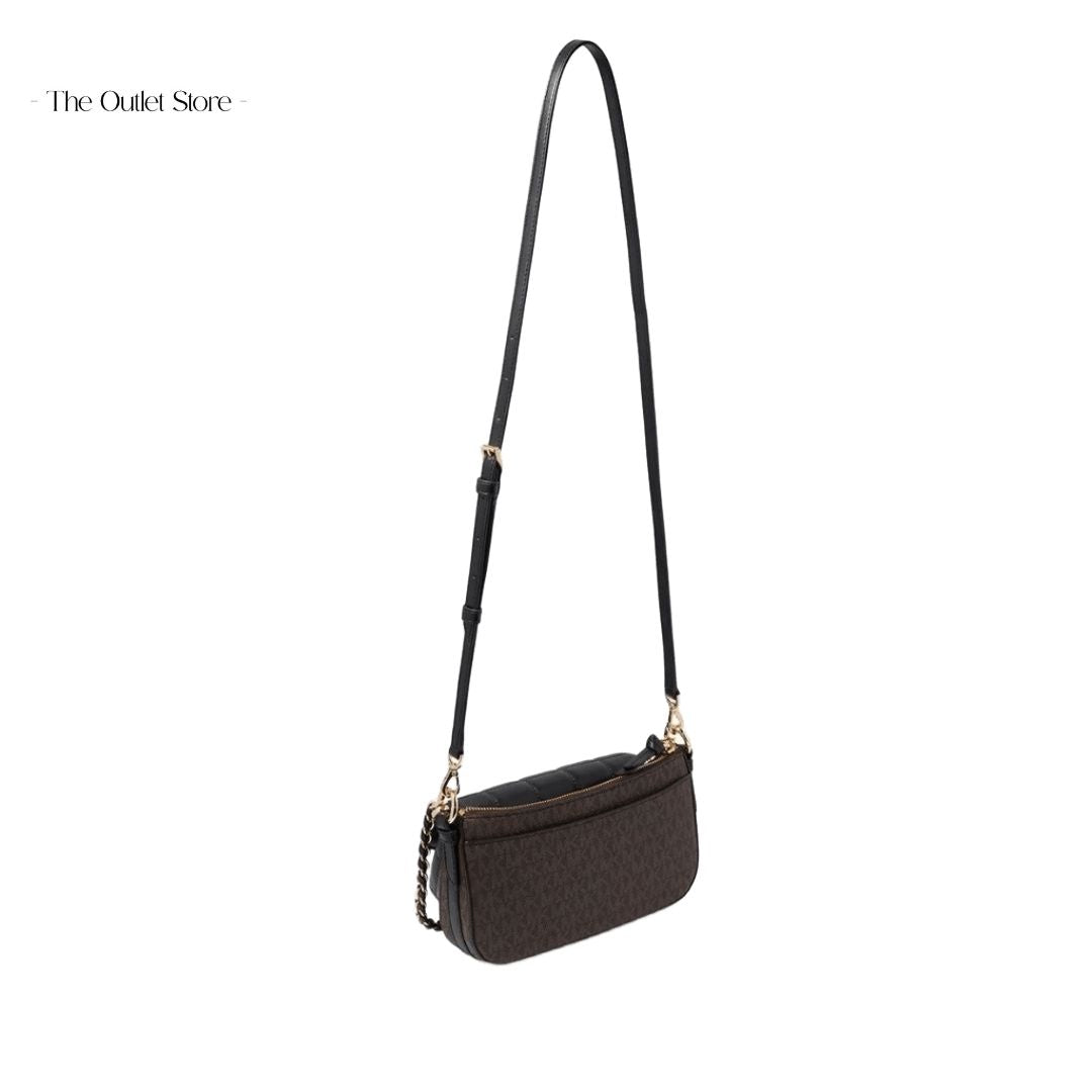 MICHAEL KORS JET SET 4-IN-1 CROSSBODY BAG SET (BROWN X BLACK)