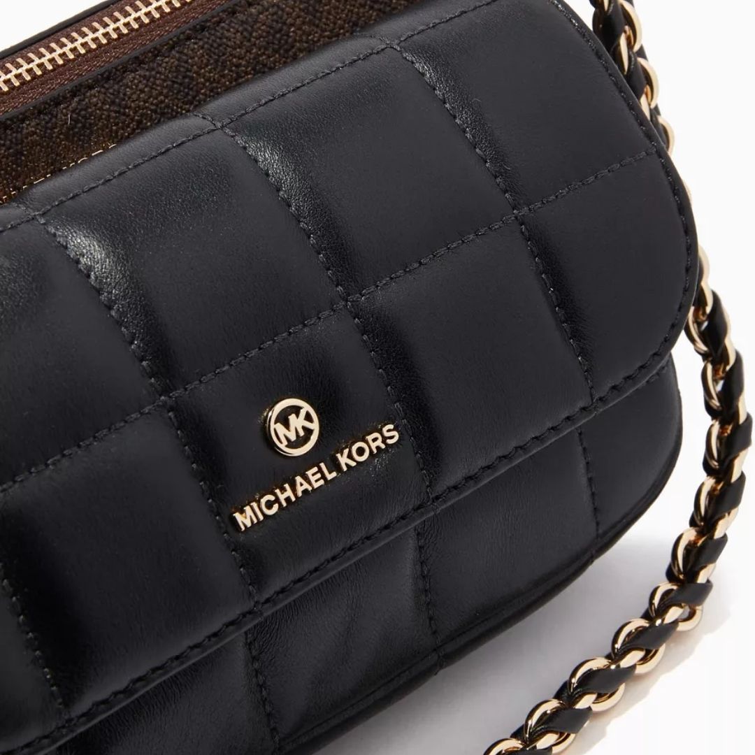MICHAEL KORS JET SET 4-IN-1 CROSSBODY BAG SET (BROWN X BLACK)