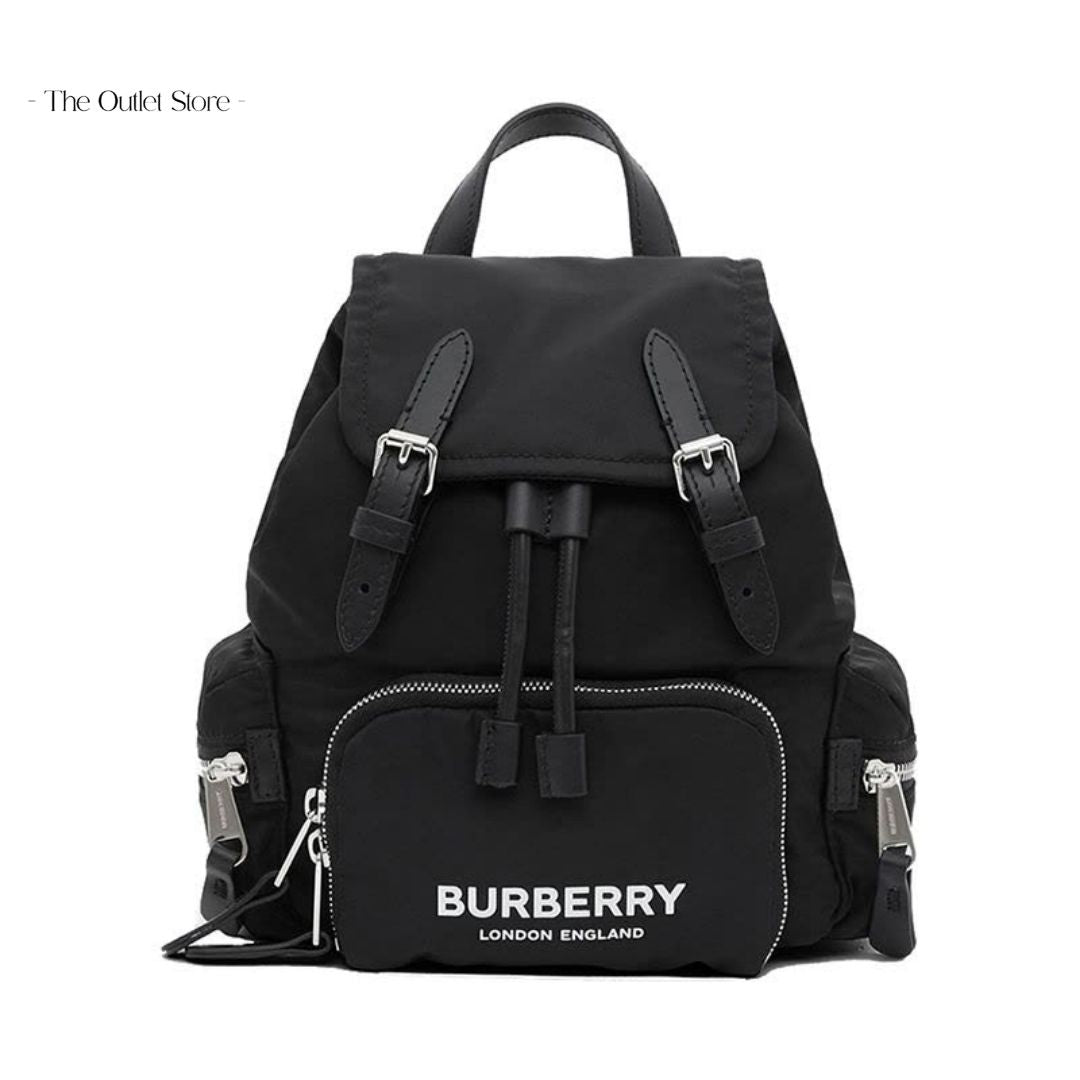 BURBERRY THE RUCKSACK NYLON BACKPACK (BLACK)