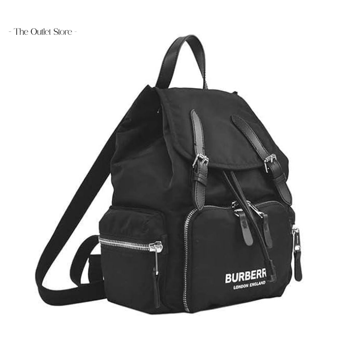 BURBERRY THE RUCKSACK NYLON BACKPACK (BLACK)