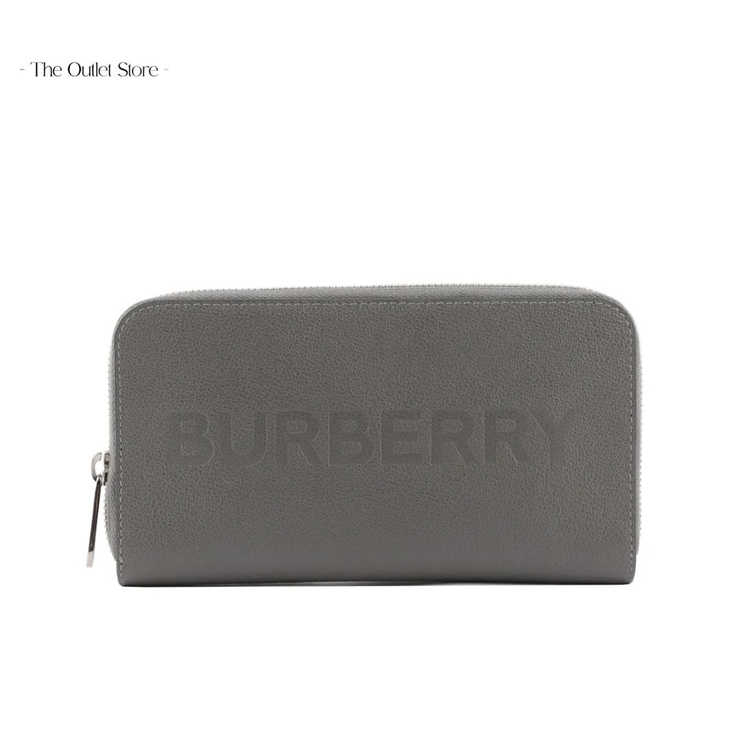 BURBERRY LEATHER WALLET (GREY)