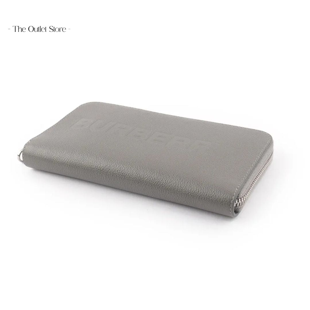 BURBERRY LEATHER WALLET (GREY)