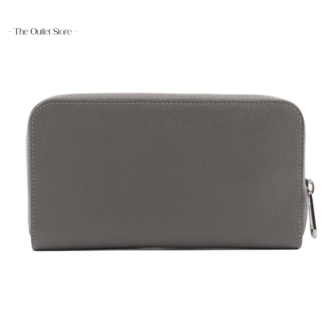 BURBERRY LEATHER WALLET (GREY)
