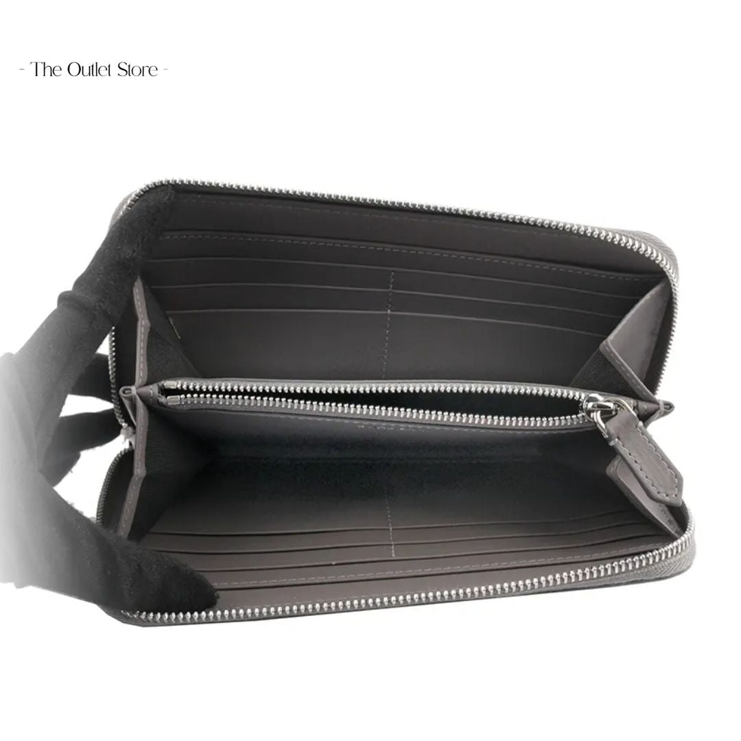 BURBERRY LEATHER WALLET (GREY)