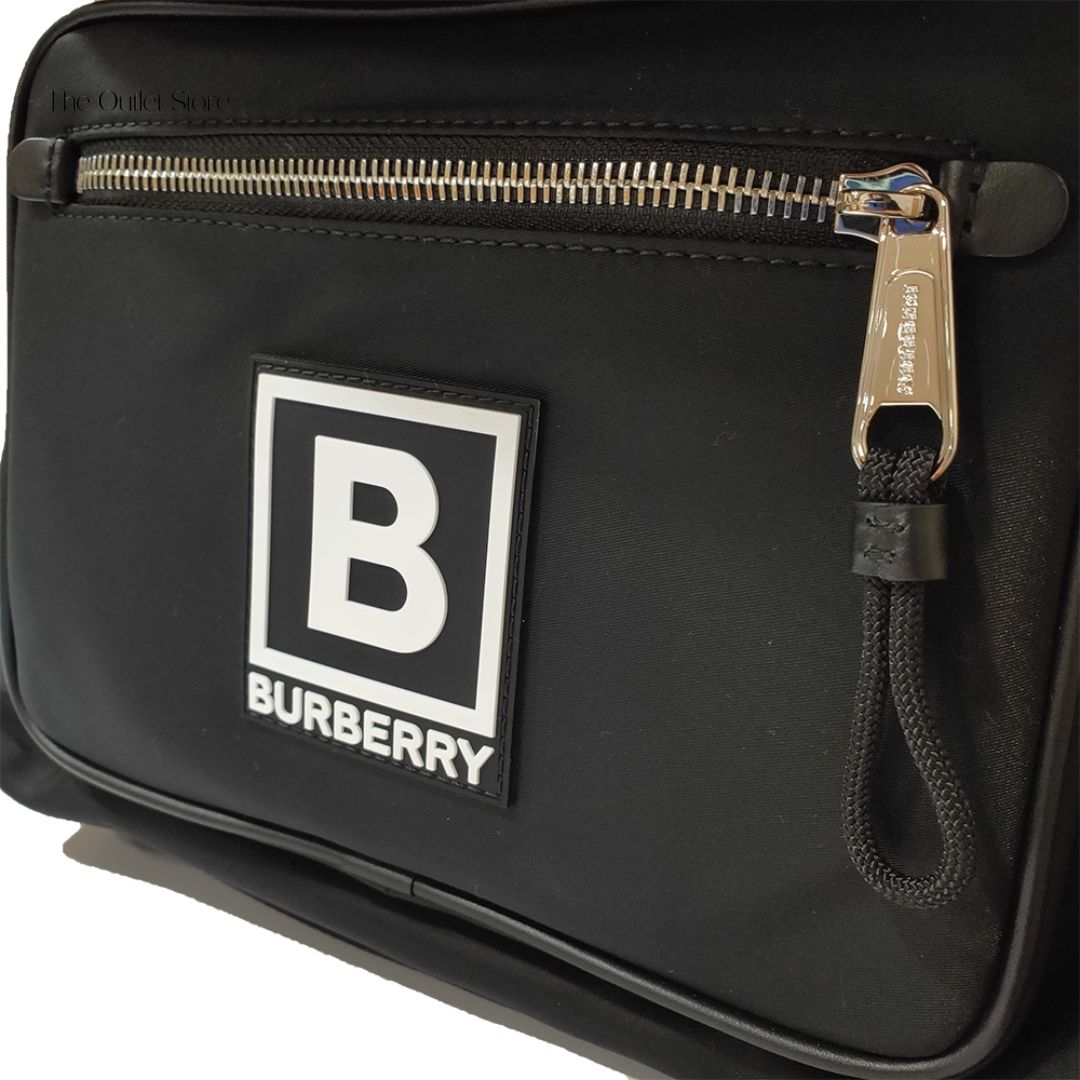 BURBERRY ABBEYDALE NYLON BACKPACK (BLACK)