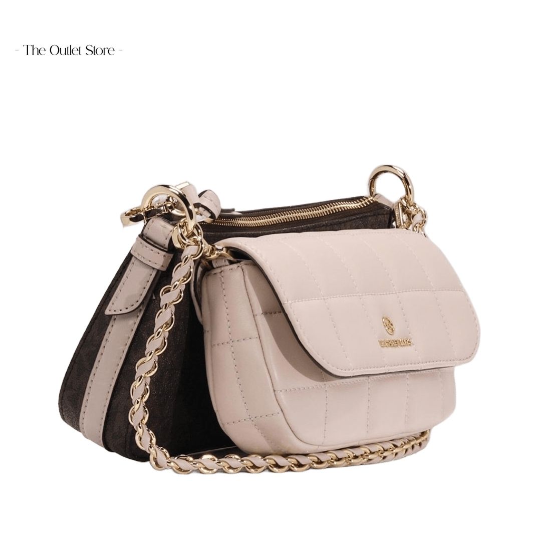 MICHAEL KORS JET SET 4-IN-1 CROSSBODY BAG SET (BROWN X PINK)