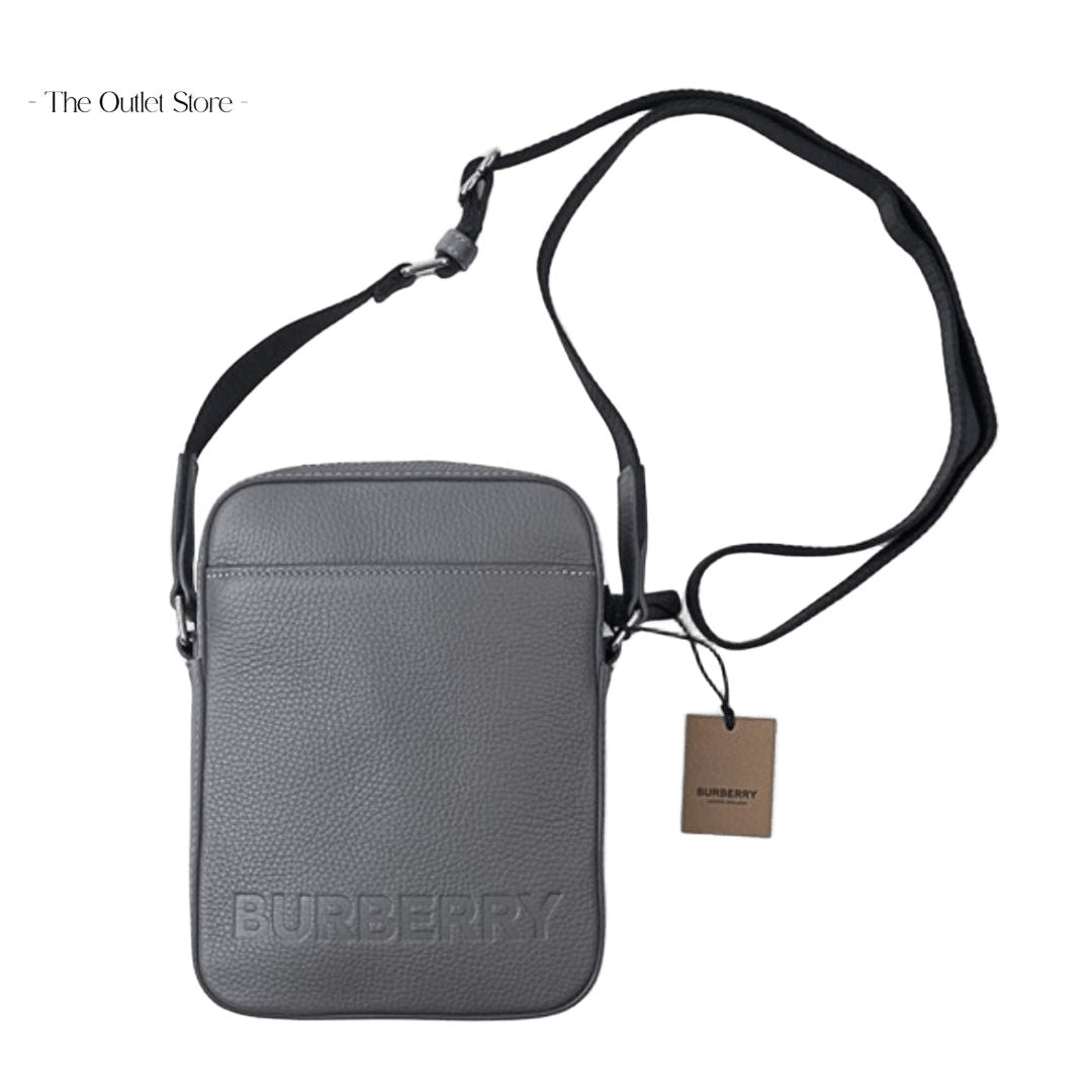 BURBERRY MEN'S THORNTON LEATHER CROSSBODY BAG