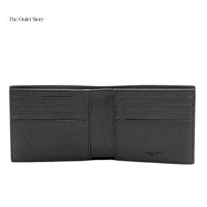 COACH BOXED COMPACT ID WALLET WITH TRIGGER SNAP KEY FOB