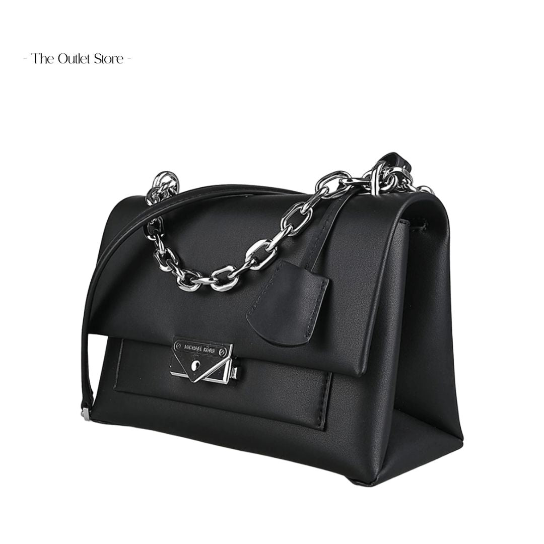 MICHAEL KORS CECE MEDIUM FAUX LEATHER SHOULDER BAG