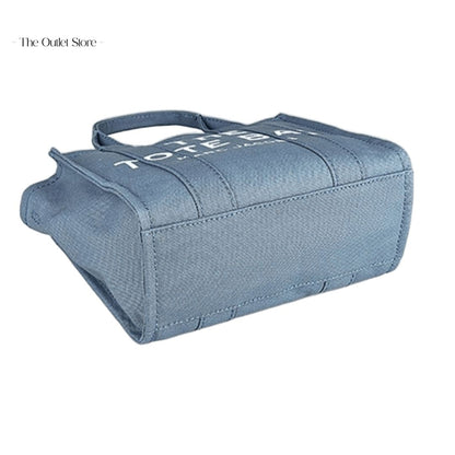 MARC JACOBS MINI TOTE BAG (BLUE SHADOW)
