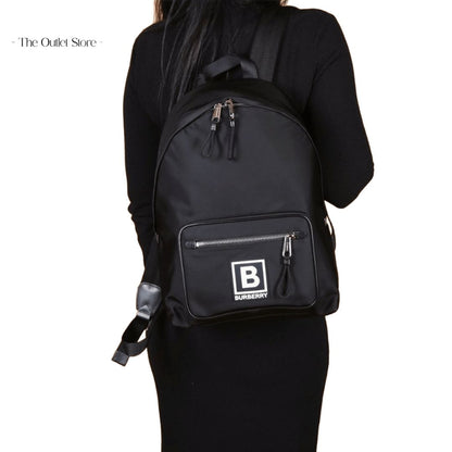 BURBERRY ABBEYDALE NYLON BACKPACK (BLACK)