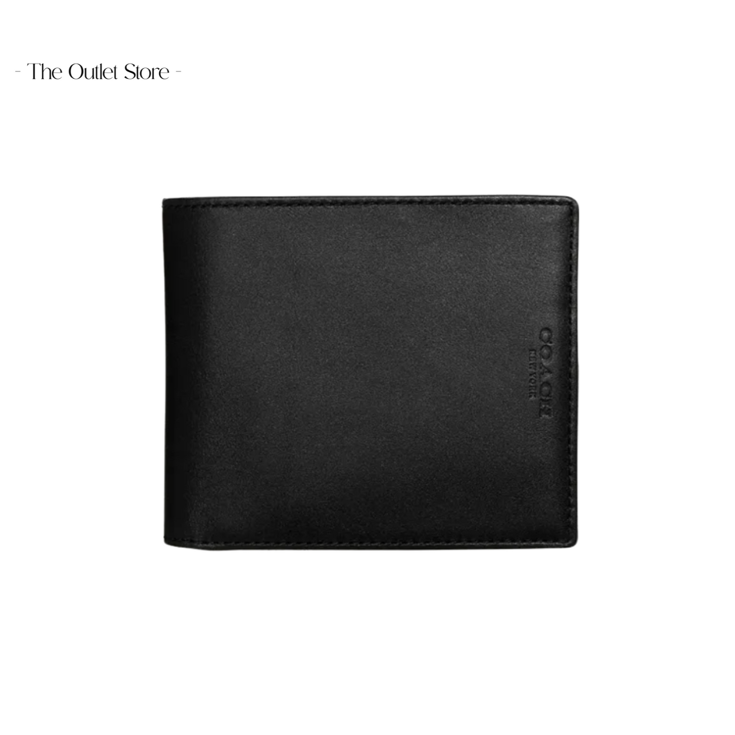 COACH BOXED COMPACT ID WALLET WITH TRIGGER SNAP KEY FOB