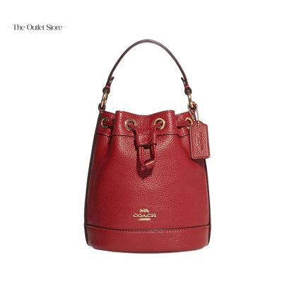 COACH DEMPSEY DRAWSTRING BUCKET BAG 15