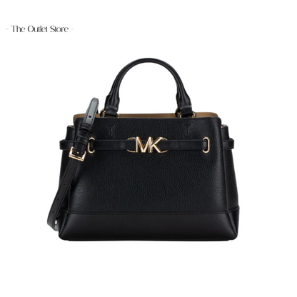 MICHAEL KORS REED SMALL LEATHER BELTED SATCHEL