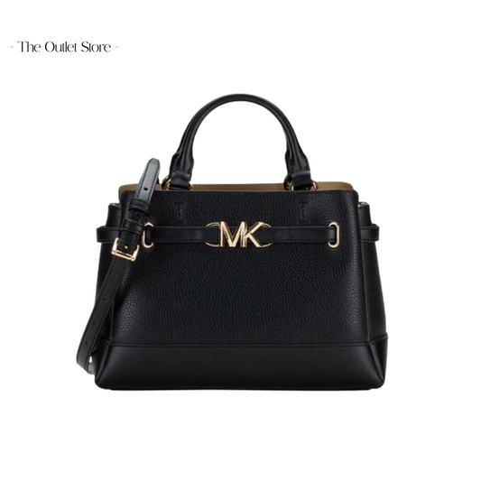 MICHAEL KORS REED SMALL LEATHER BELTED SATCHEL