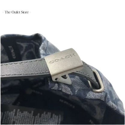 COACH SIGNATURE CHAMBRAY BASEBALL HAT
