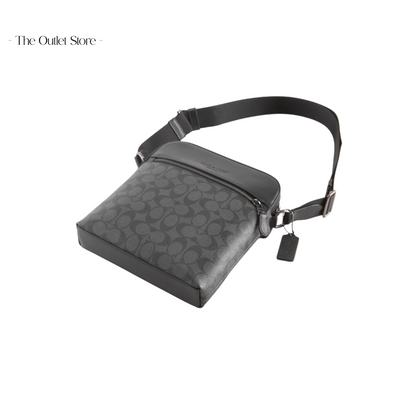 COACH HOUSTON FLIGHT BAG IN SIGNATURE CANVAS