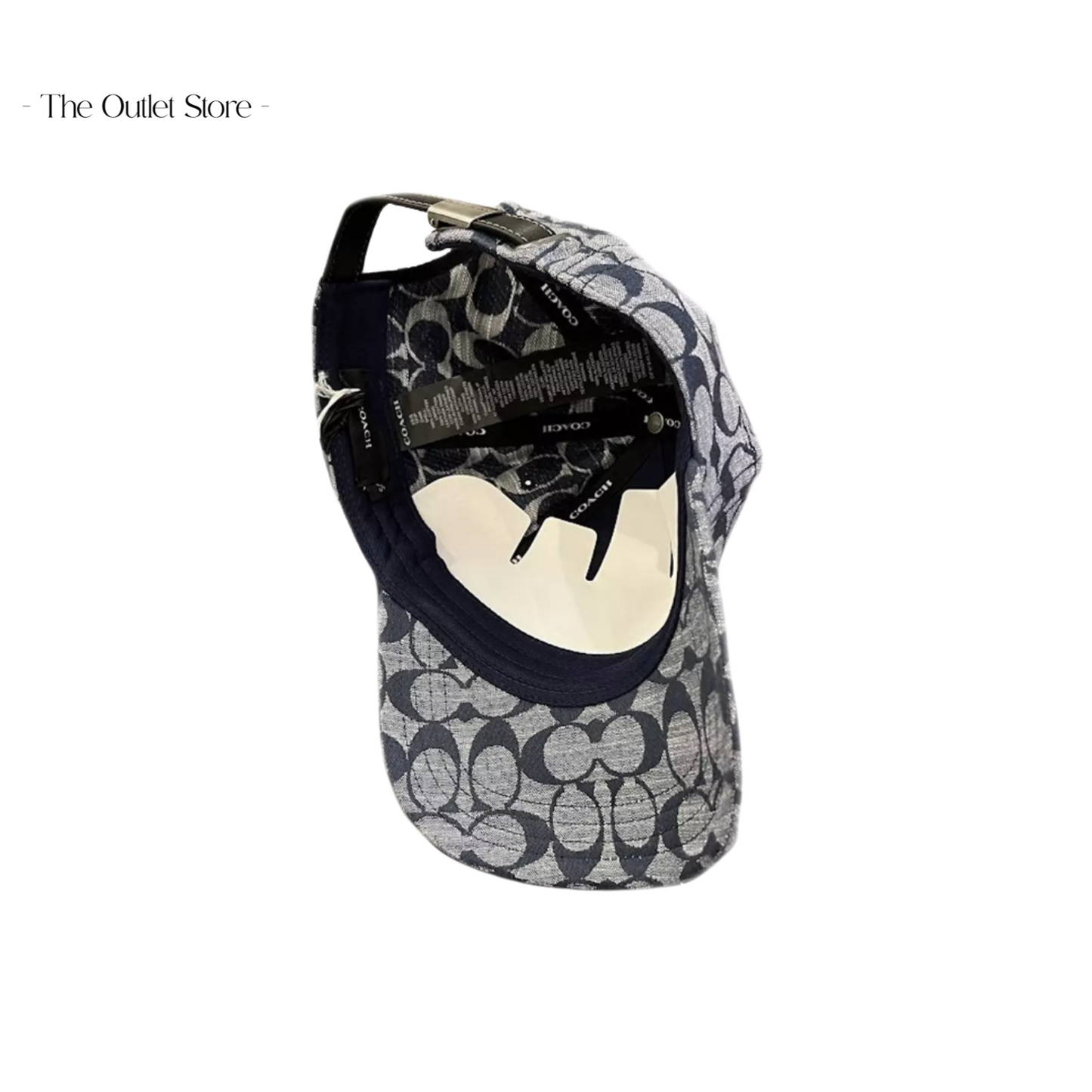 COACH SIGNATURE CHAMBRAY BASEBALL HAT