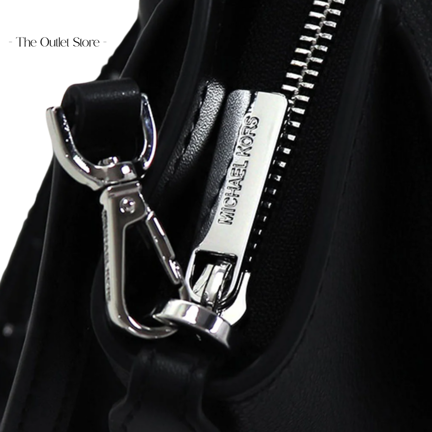 MICHAEL KORS AVRIL SMALL LOGO TOP-ZIP SATCHEL