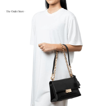MICHAEL KORS CECE MEDIUM FAUX LEATHER SHOULDER BAG
