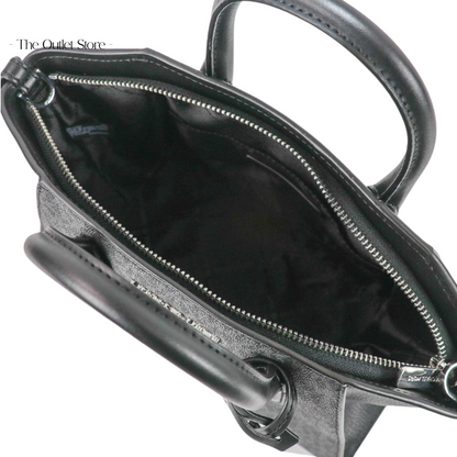 MICHAEL KORS AVRIL SMALL LOGO TOP-ZIP SATCHEL